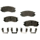 Purchase Top-Quality AGNA BRAKES - PLD484CM - Front Disc Brake Pad Set pa1