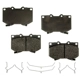 Purchase Top-Quality AGNA BRAKES - PLD812CM - Front Disc Brake Pad Set pa1