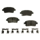 Purchase Top-Quality AGNA BRAKES - PLD822CM - Front Disc Brake Pad Set pa1