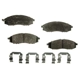 Purchase Top-Quality AGNA BRAKES - PLD830CM - Front Disc Brake Pad Set pa1