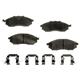 Purchase Top-Quality AGNA BRAKES - PLD888CM - Front Disc Brake Pad Set pa1