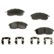 Purchase Top-Quality Front Disc Pads by AGNA BRAKES - PXD815 pa2