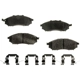 Purchase Top-Quality Front Disc Pads by AGNA BRAKES - PXD888 pa2