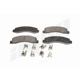 Purchase Top-Quality Front Disc Pads by AGNA BRAKES - PLD756CMF pa1