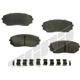Purchase Top-Quality Front Disc Pads by AGNA BRAKES - PXD1258 pa1