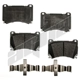 Purchase Top-Quality Front Disc Pads by AGNA BRAKES - PXD1396 pa1