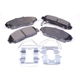 Purchase Top-Quality Front Disc Pads by AGNA BRAKES - PXD1506 pa2