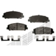 Purchase Top-Quality Front Disc Pads by AGNA BRAKES - PXD1509 pa1