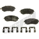 Purchase Top-Quality Front Disc Pads by AGNA BRAKES - PXD1539 pa2