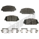Purchase Top-Quality Front Disc Pads by AGNA BRAKES - PXD1625 pa1