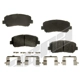 Purchase Top-Quality Front Disc Pads by AGNA BRAKES - PXD1640 pa1