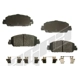 Purchase Top-Quality Front Disc Pads by AGNA BRAKES - PXD1654 pa1