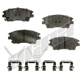 Purchase Top-Quality Front Disc Pads by AGNA BRAKES - PXD1847 pa1