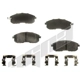 Purchase Top-Quality Front Disc Pads by AGNA BRAKES - PXD815 pa1