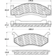 Purchase Top-Quality Front Disc Pads by CENTRIC PARTS - 500.01230 pa4