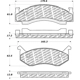 Purchase Top-Quality Front Disc Pads by CENTRIC PARTS - 500.01230 pa9