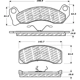 Purchase Top-Quality Plaquette de frein avant by CENTRIC PARTS - 500.02000 pa1