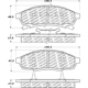 Purchase Top-Quality Front Disc Pads by CENTRIC PARTS - 500.03760 pa1