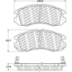 Purchase Top-Quality Front Disc Pads by CENTRIC PARTS - 500.04700 pa1