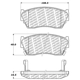 Purchase Top-Quality Front Disc Pads by CENTRIC PARTS - 500.05100 pa2
