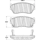 Purchase Top-Quality Front Disc Pads by CENTRIC PARTS - 500.05100 pa7