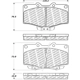 Purchase Top-Quality Front Disc Pads by CENTRIC PARTS - 500.06110 pa6
