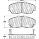 Purchase Top-Quality Front Disc Pads by CENTRIC PARTS - 500.06170 pa3