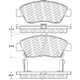 Purchase Top-Quality Front Disc Pads by CENTRIC PARTS - 500.06211 pa7