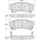Purchase Top-Quality Front Disc Pads by CENTRIC PARTS - 500.06370 pa3