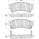Purchase Top-Quality Front Disc Pads by CENTRIC PARTS - 500.06370 pa5