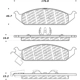 Purchase Top-Quality Front Disc Pads by CENTRIC PARTS - 500.06500 pa3