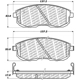 Purchase Top-Quality Front Disc Pads by CENTRIC PARTS - 500.06530 pa3