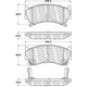 Purchase Top-Quality Front Disc Pads by CENTRIC PARTS - 500.06680 pa2