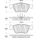 Purchase Top-Quality Front Disc Pads by CENTRIC PARTS - 500.07100 pa2
