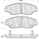 Purchase Top-Quality Front Disc Pads by CENTRIC PARTS - 500.07740 pa6