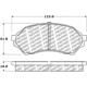 Purchase Top-Quality Front Disc Pads by CENTRIC PARTS - 500.07980 pa7