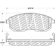 Purchase Top-Quality Front Disc Pads by CENTRIC PARTS - 500.08150 pa7
