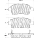 Purchase Top-Quality Front Disc Pads by CENTRIC PARTS - 500.08220 pa1