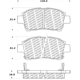 Purchase Top-Quality Front Disc Pads by CENTRIC PARTS - 500.08220 pa6
