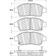 Purchase Top-Quality Front Disc Pads by CENTRIC PARTS - 500.08310 pa3