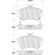 Purchase Top-Quality Plaquette de frein avant by CENTRIC PARTS - 500.08410 pa3