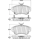 Purchase Top-Quality Front Disc Pads by CENTRIC PARTS - 500.08411 pa1