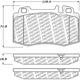 Purchase Top-Quality Front Disc Pads by CENTRIC PARTS - 500.08471 pa5