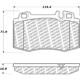 Purchase Top-Quality Front Disc Pads by CENTRIC PARTS - 500.08472 pa2