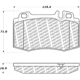 Purchase Top-Quality Front Disc Pads by CENTRIC PARTS - 500.08472 pa6