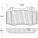 Purchase Top-Quality Front Disc Pads by CENTRIC PARTS - 500.08473 pa3