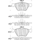 Purchase Top-Quality Front Disc Pads by CENTRIC PARTS - 500.08531 pa1