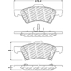 Purchase Top-Quality Front Disc Pads by CENTRIC PARTS - 500.08570 pa1