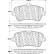 Purchase Top-Quality Front Disc Pads by CENTRIC PARTS - 500.08720 pa4