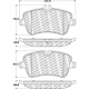 Purchase Top-Quality Front Disc Pads by CENTRIC PARTS - 500.08720 pa5